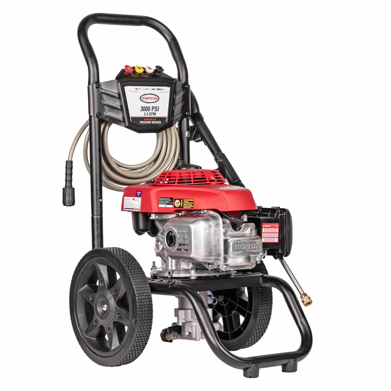 Simpson MegaShot 3,000 PSI 2.4 GPM Gas Pressure Washer with Honda Engine, Factory Refurbished