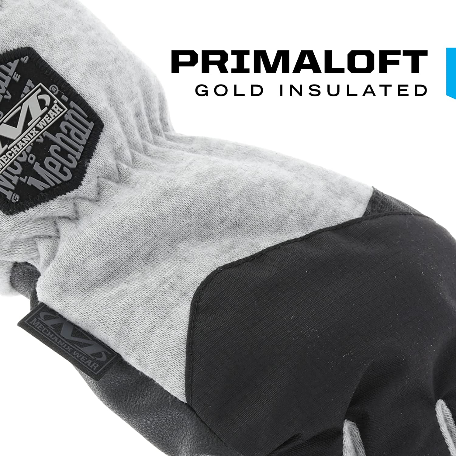 Mechanix Wear: ColdWork Guide Winter Work Gloves, Water Resistance Gloves, 40g PrimaLoft Insulation, Touch Capable Winter Gloves for Men, For Mild Winter Weather, Gray/Black, Single Pair, (Sizes MD, LG, XL and XXL)