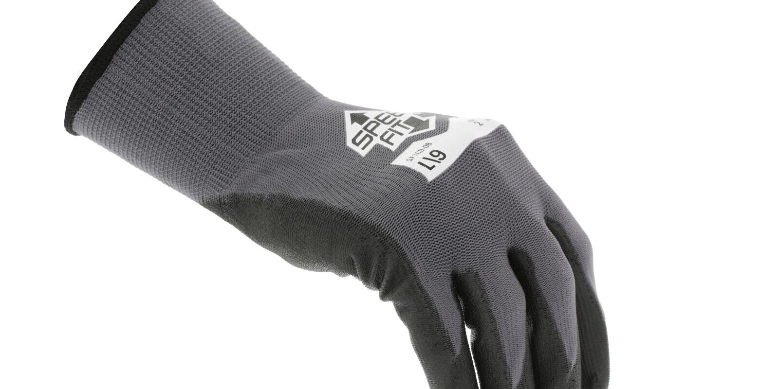 Mechanix Wear Nitrile Coated Work Gloves,13 GA Thick, Nyon, Grey, 12 Pair in a pack, (Sizes SM, MD, LG, XL, XXL)