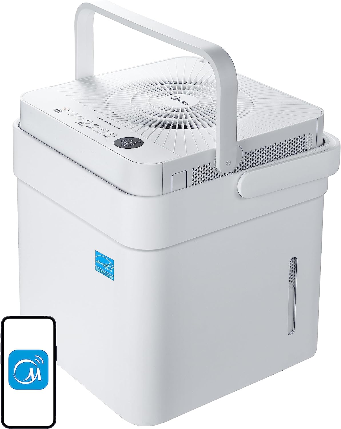 Midea Cube 35-Pint Smart Dehumidifier with Alexa – Covers Up to 3,500 Sq. Ft. (Factory Refurbished)
