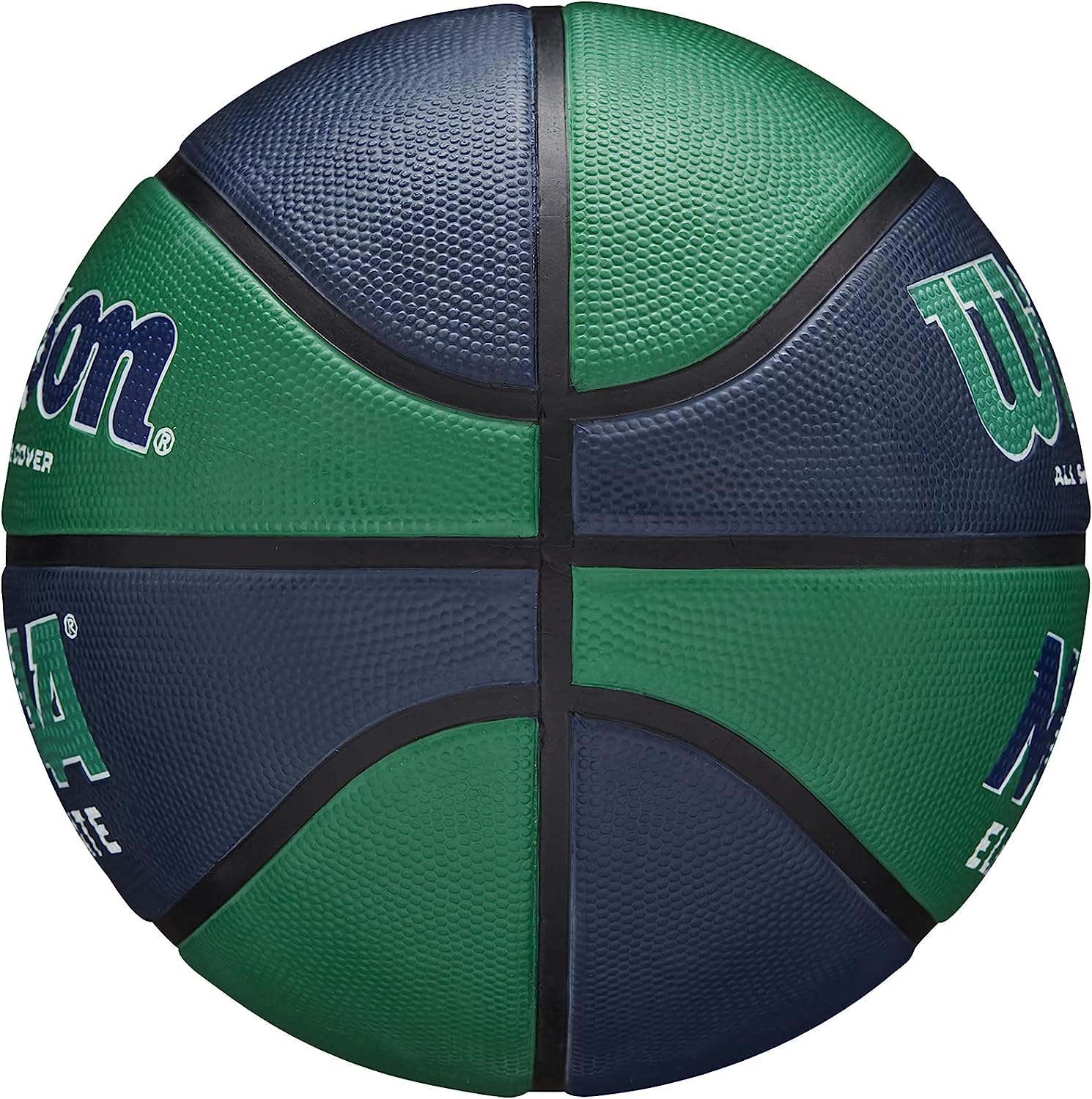Wilson NCAA Elevate Basketball, Size 6 - 28.5" Green/Navy