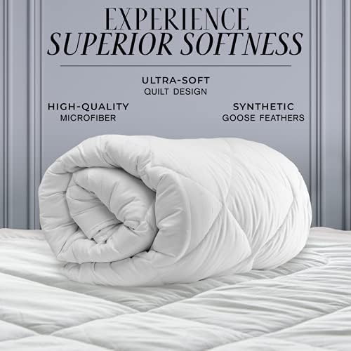 Italian Luxury King/Cal King Comforter - 2100 Series Blanket, Down Alternative Insert w/ Corner Tabs - Home Bedding - 104"x98" Navy King/California King Navy