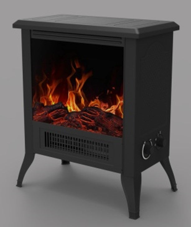 Warm Living Freestanding Electric Fireplace and Stove Heater