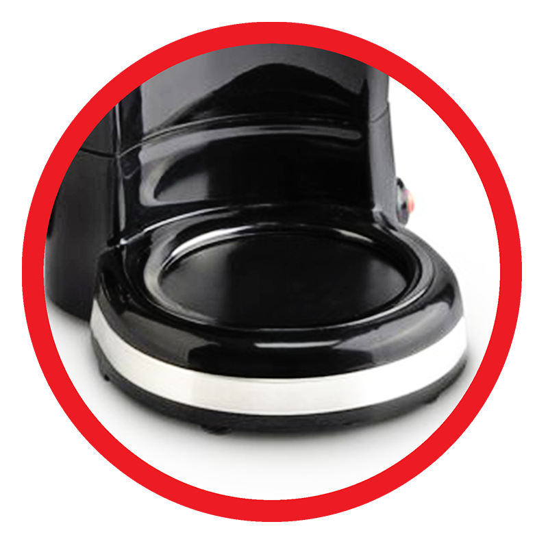 Complete Cuisine-12 Cup Coffee Maker With Reusable Filter, Black & Stainless Steel- ECO - Friendly Coffee Filter