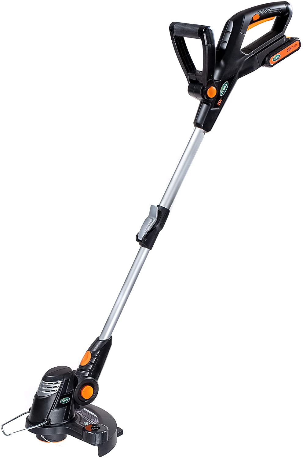 Scotts LST02012S 20-Volt 12-Inch Cordless String Trimmer, 2.0Ah Battery and Fast Charger Included