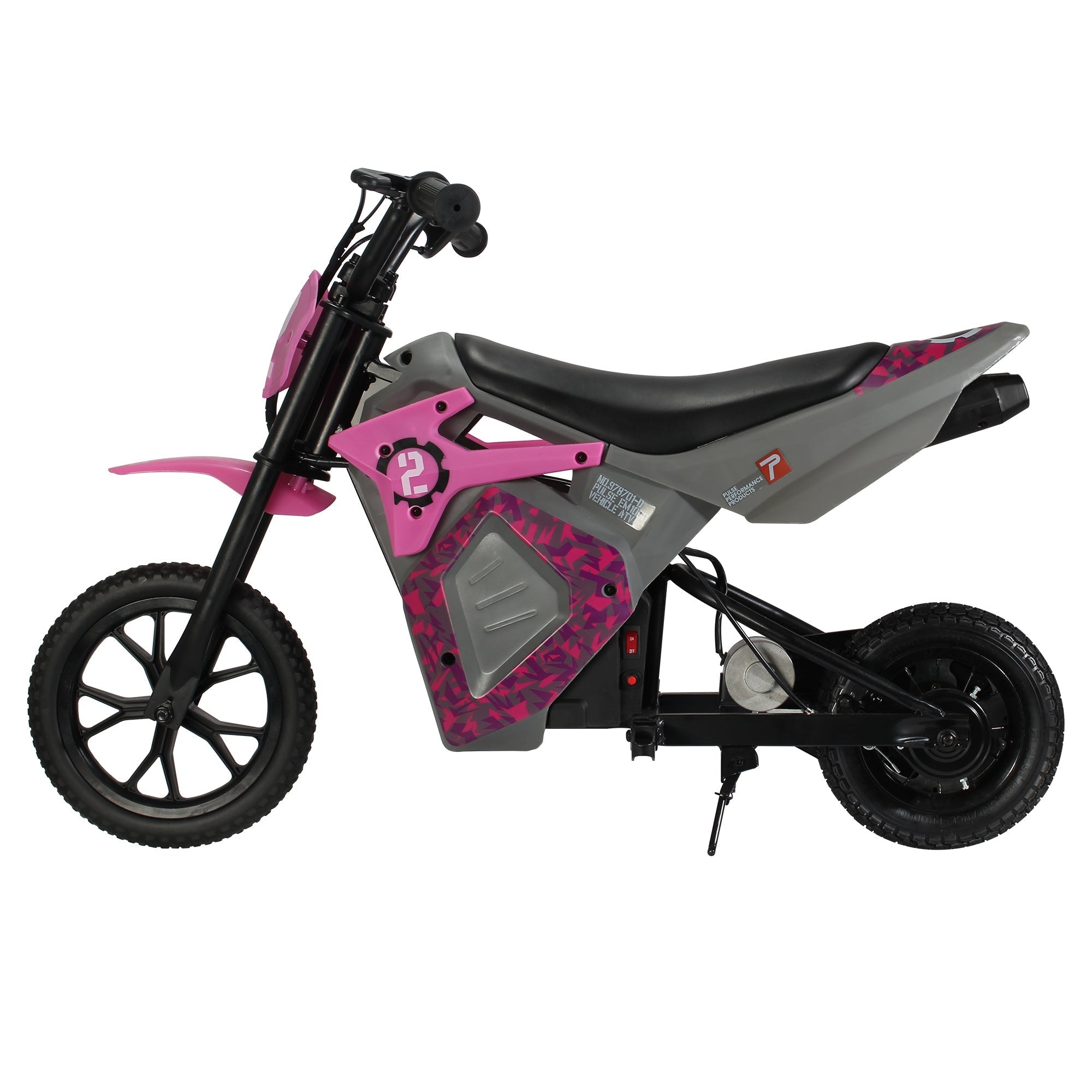 Pulse Performance EM-1000 Youth Electric Motorcycle, Pink