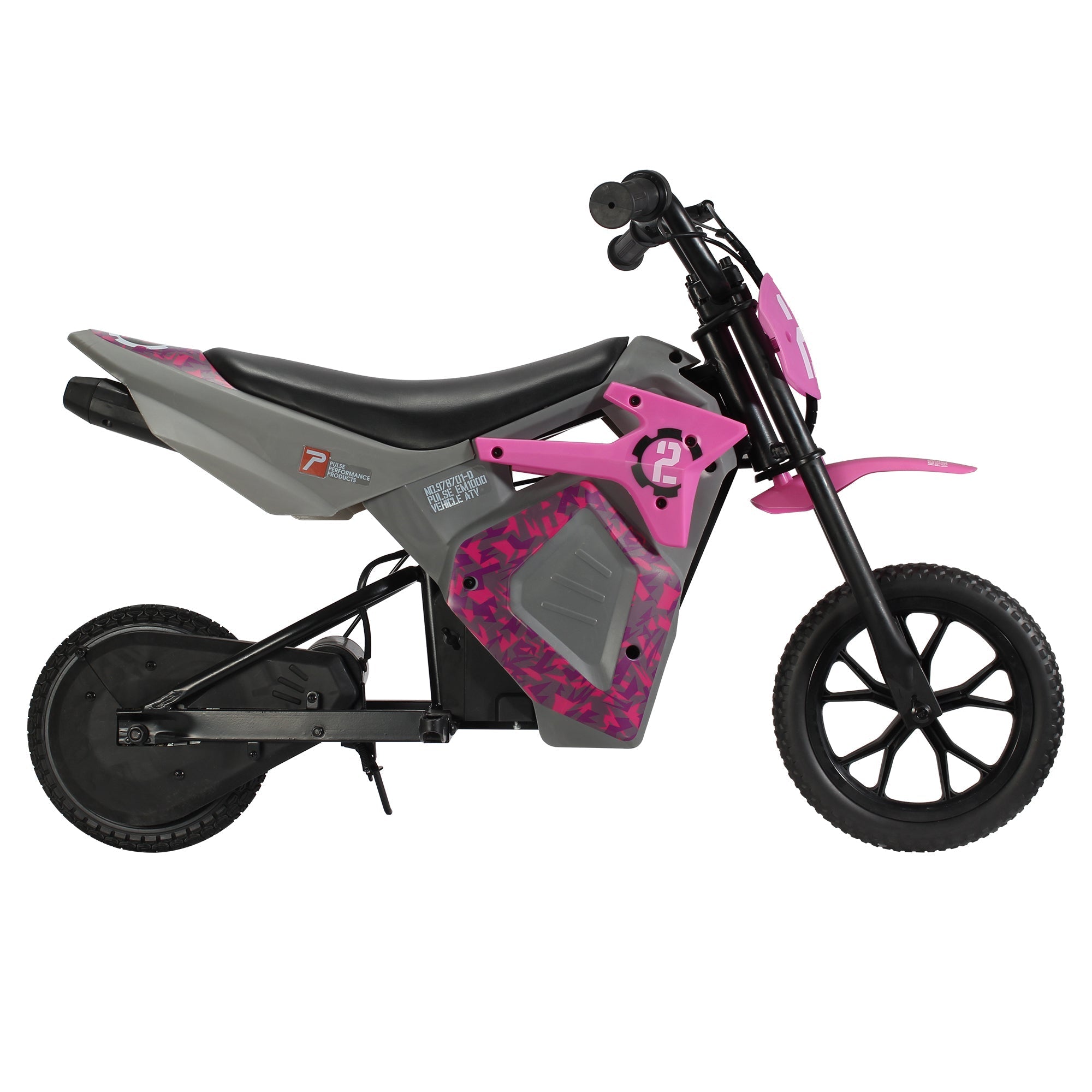 Pulse Performance EM-1000 Youth Electric Motorcycle, Pink