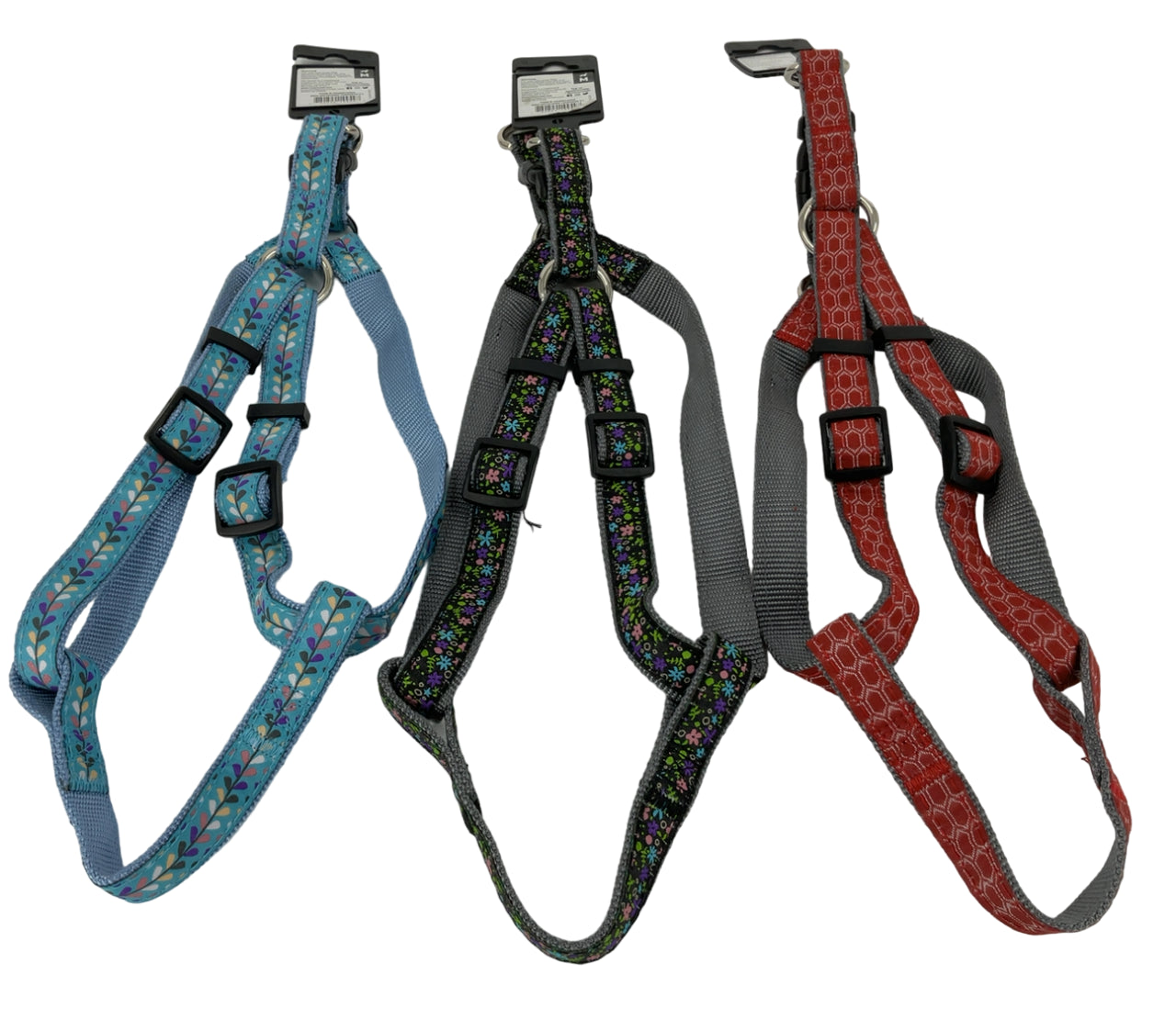Pet Zone Dog Harness Medium (Up to 50 lbs) 20-26 Inches, Assorted Prints