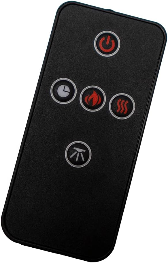 Eden Branch Heating Wall Mounted & Stand, with Bluetooth Speaker, Crystals/Log Flame Effect, Black - 42