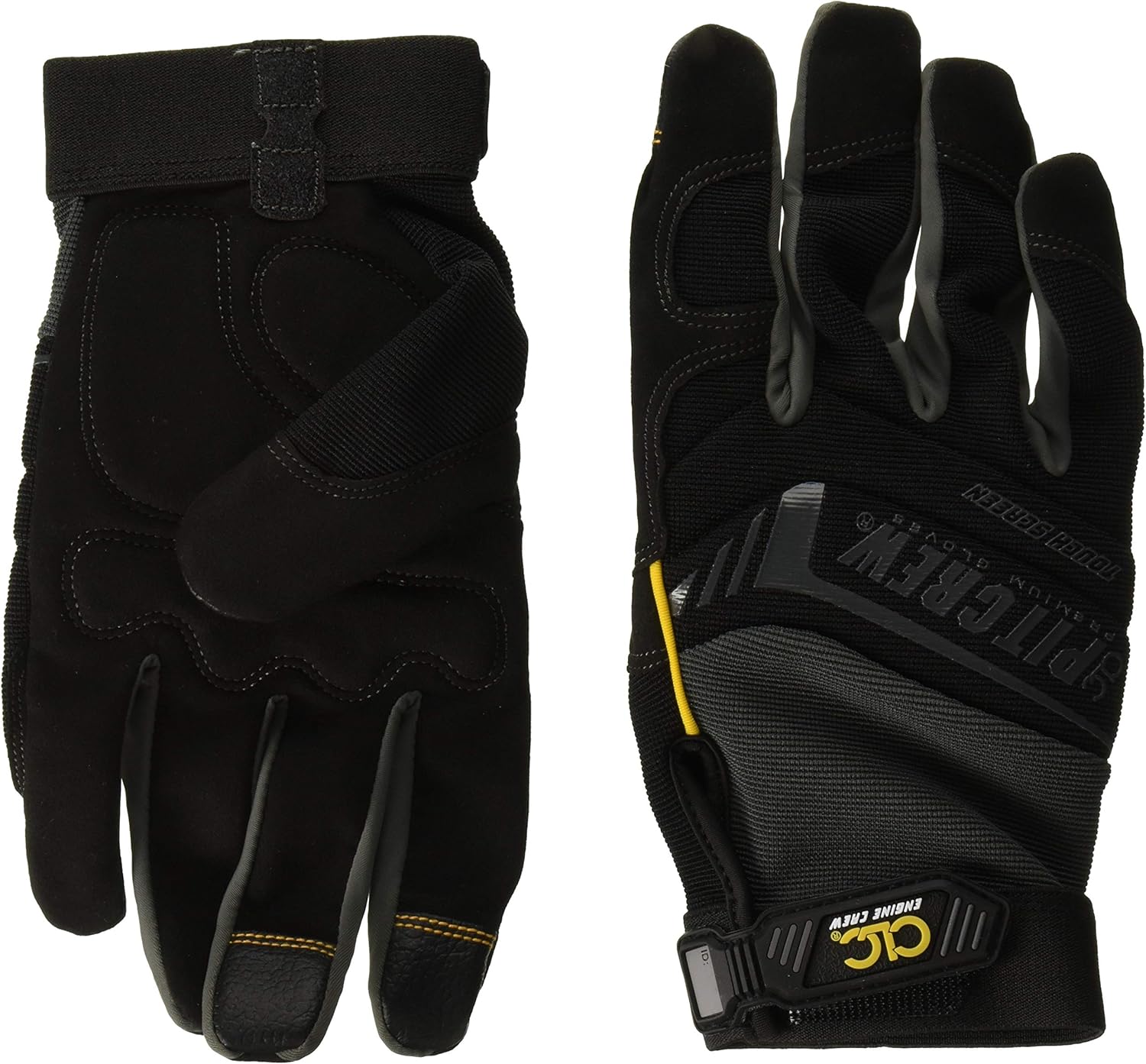 CLC Pit Crew 205BM Engine Crew Mechanic's Glove, Black