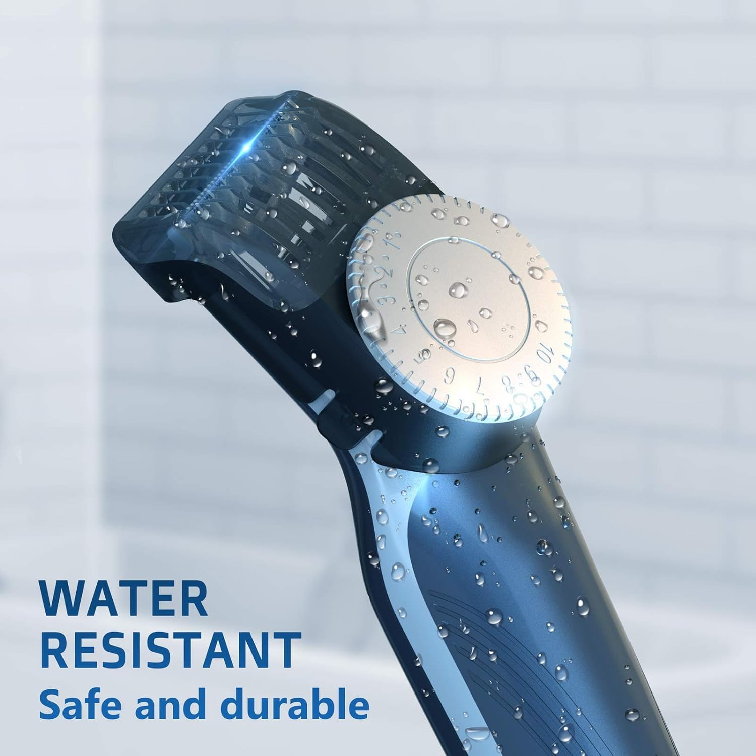 Mueller Pro Grooming UltraOneBlade Trimmer for Men - Beard and Mustache - Electric Razor Cordless, Waterproof Adjustable Hair Length, and Battery Indicator for Precision Grooming