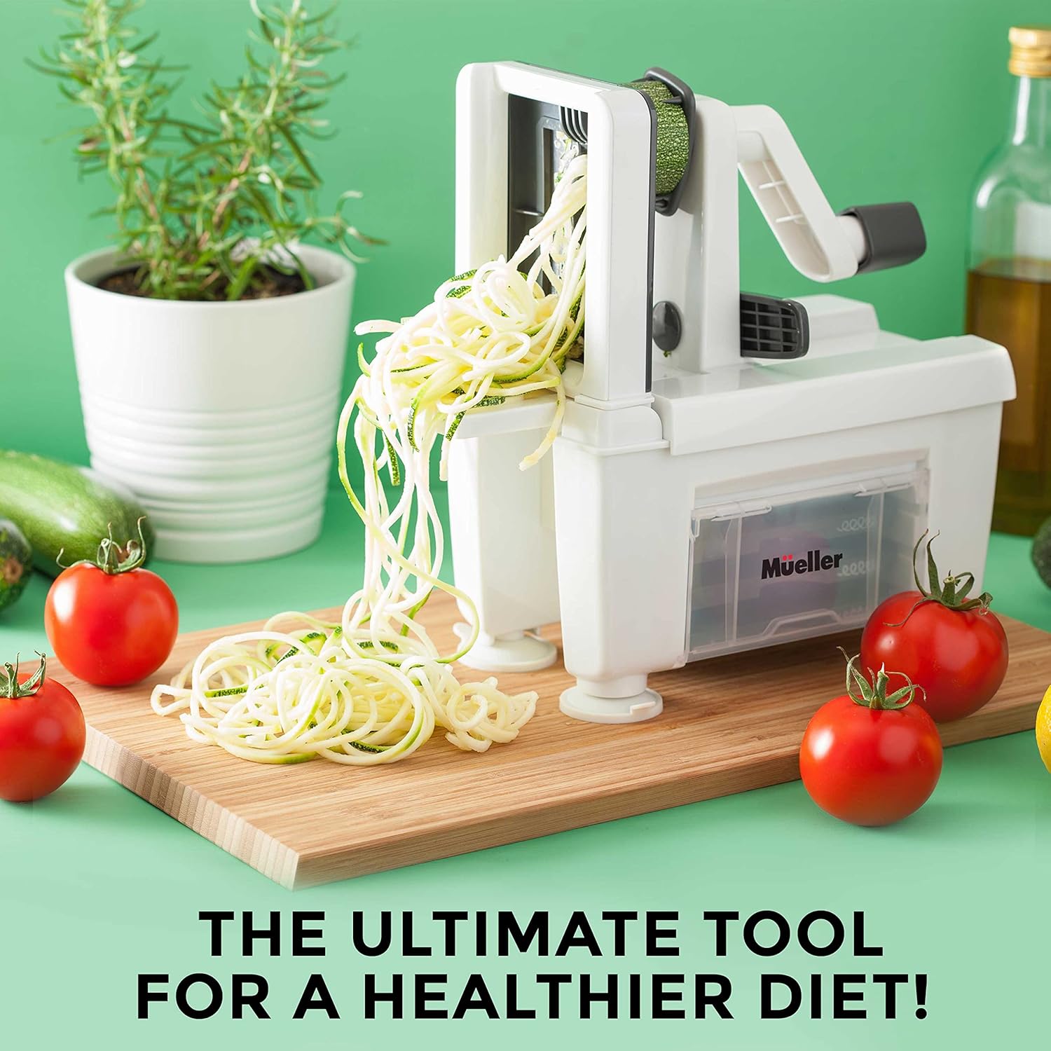 Mueller Pro Multi-Blade Spiralizer, Slicer, Chopper, Dicer