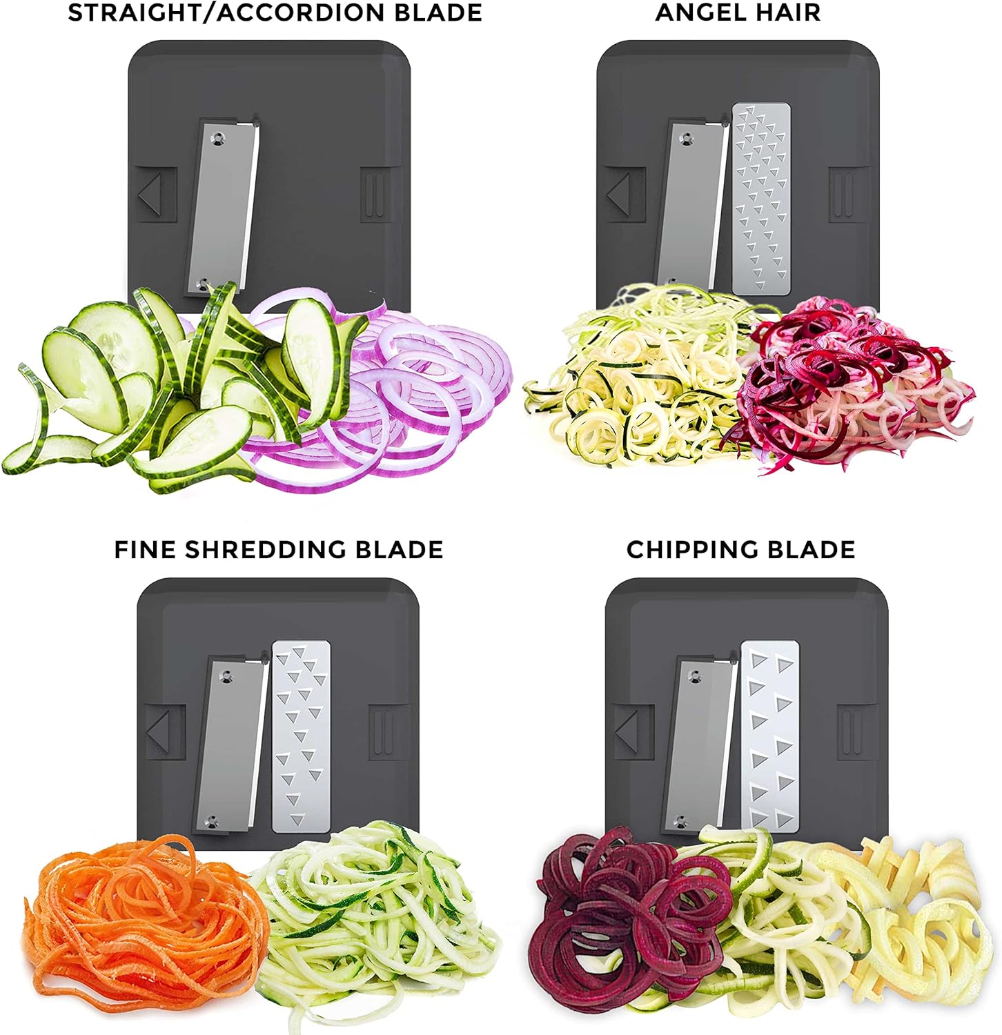Mueller Pro Multi-Blade Spiralizer, Slicer, Chopper, Dicer