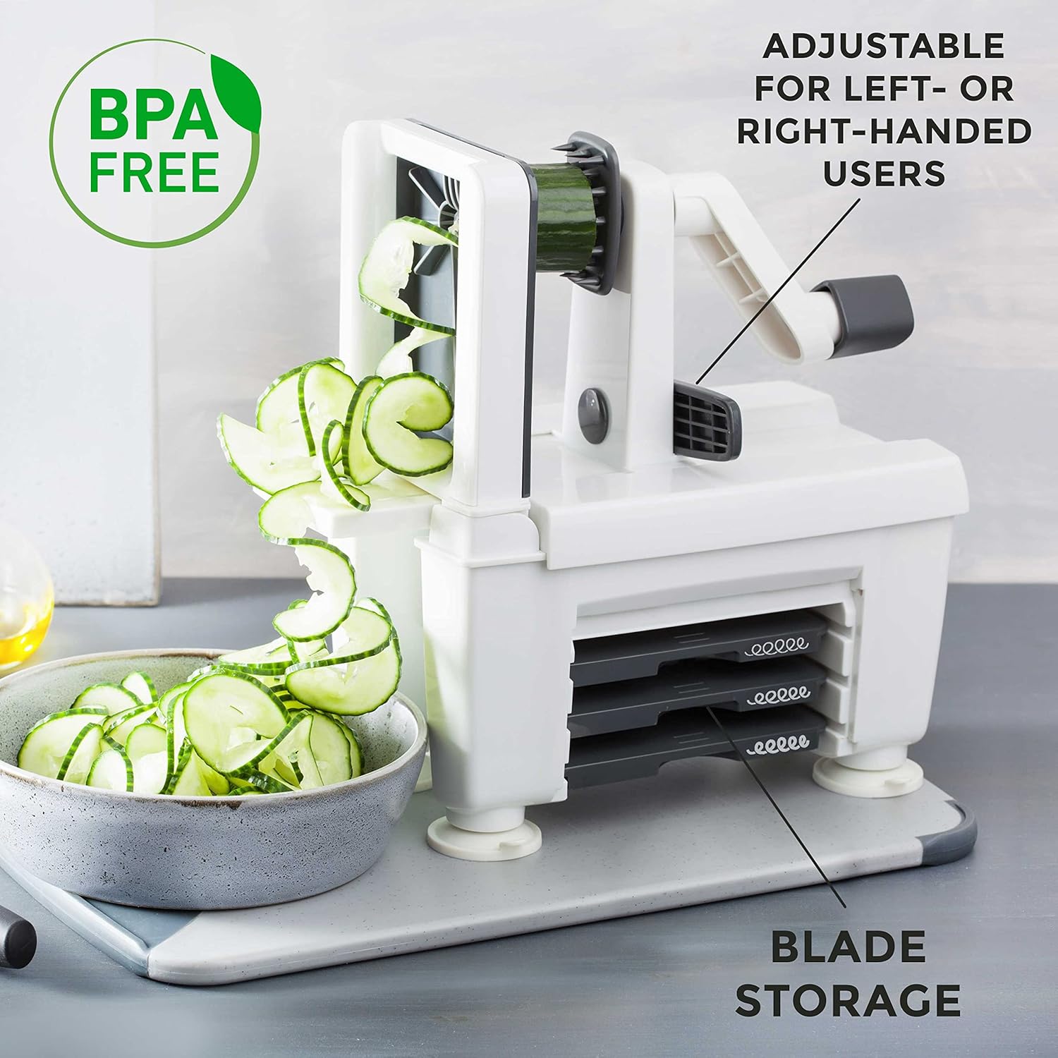 Mueller Pro Multi-Blade Spiralizer, Slicer, Chopper, Dicer