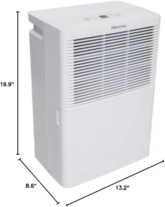 Hisense 30-Pint Dehumidifier, LED Display, 1500 Sq Ft (Refurbished)