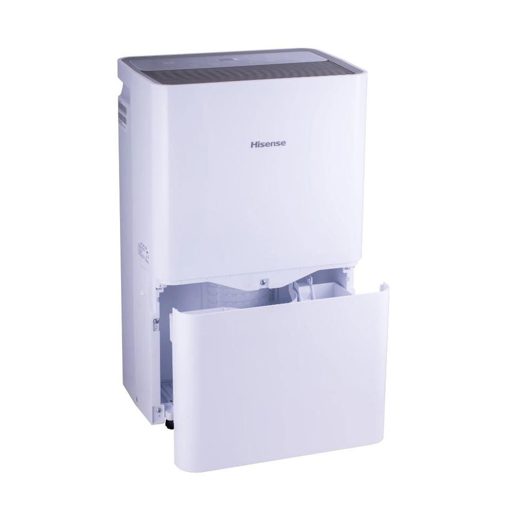 Restored Hisense 50-Pint Capacity, 4500 sq. ft. Coverage, 3-Speed Dehumidifier DH5024K1W (Refurbished)