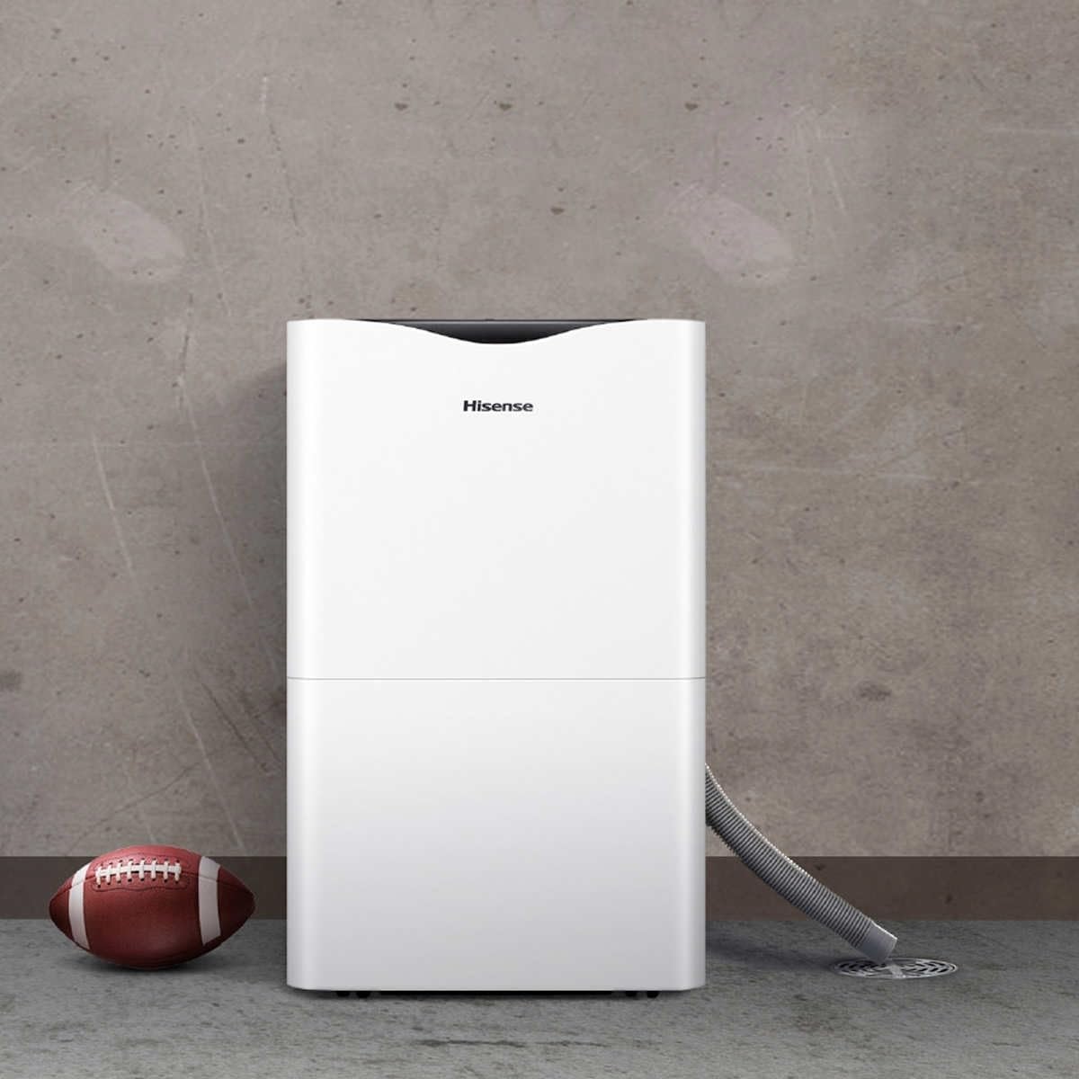 Hisense 35 Pint 3,000 sq. ft. Portable Dehumidifier, 3-Speed, Easy-carry handle - HD3524 (Renewed)