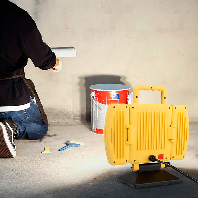 BrightLiving 2-in-1 Foldable LED Work Light with Tripod, 7500 Lumens