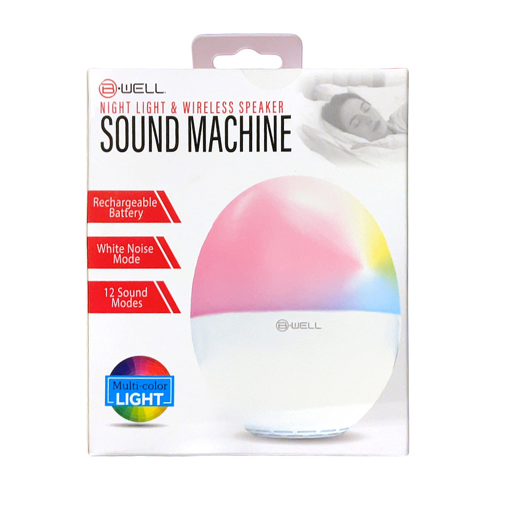 B-well Night Light & Wireless Speaker, Sound Machine