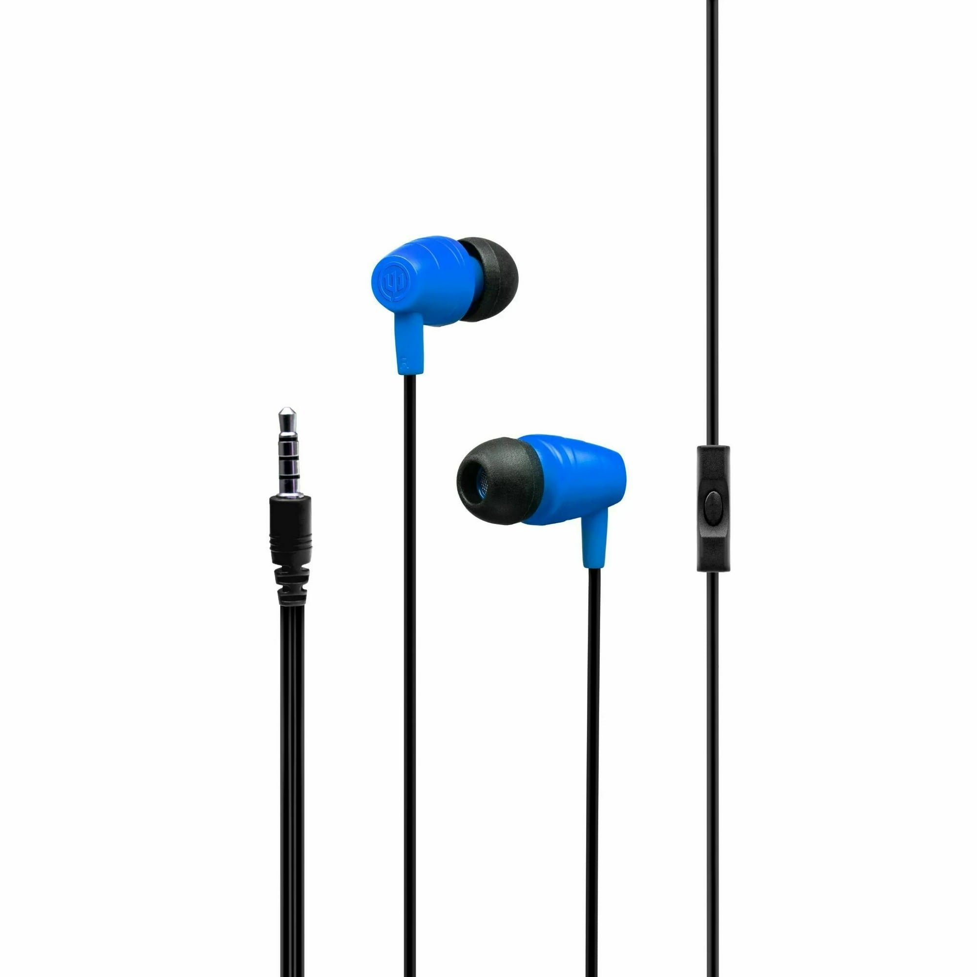 Wicked Audio Clave Wired Earbuds with 10mm Drivers, 4ft Cord, Additional Cushions, Mic & Track Control