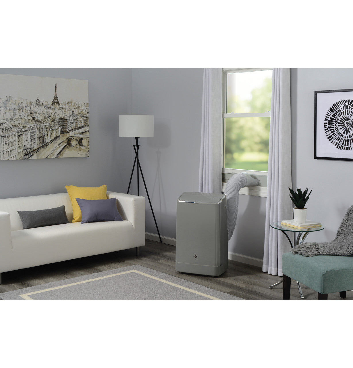 GE 10,500 BTU Portable Air Conditioner with Dehumidifier & Remote (Refurbished)