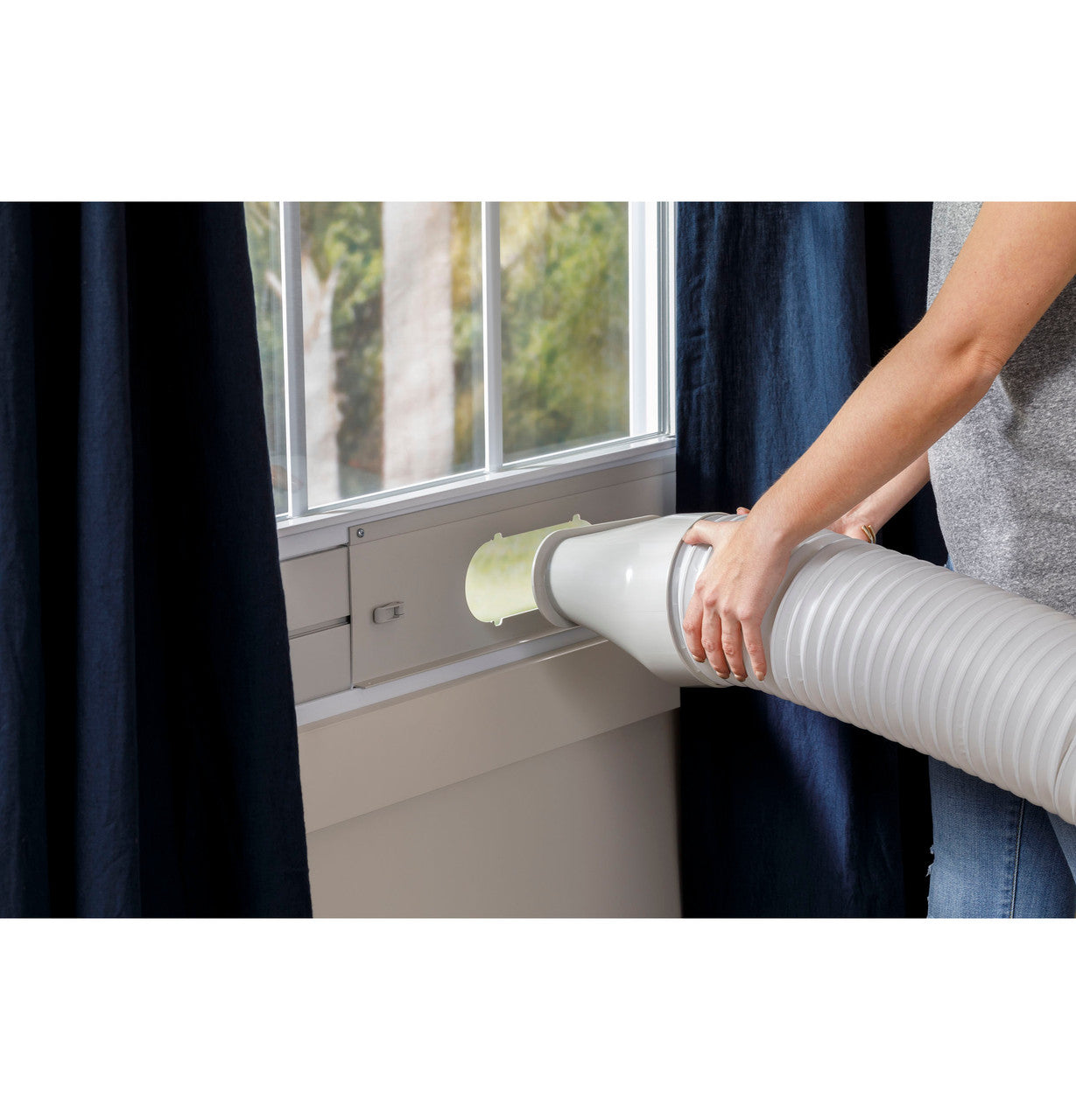 GE 10,500 BTU Portable Air Conditioner with Dehumidifier & Remote (Refurbished)