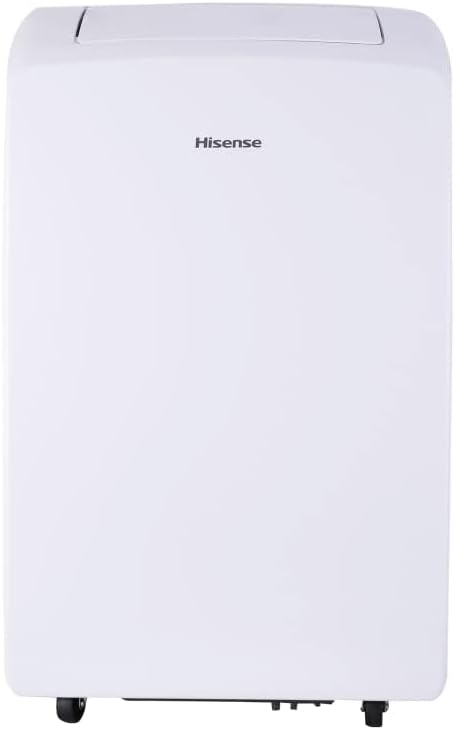 Hisense 8000-BTU DOE (115-Volt) White Vented Wi-Fi enabled Portable Air Conditioner with Remote Cools 350-sq ft (Refurbished)