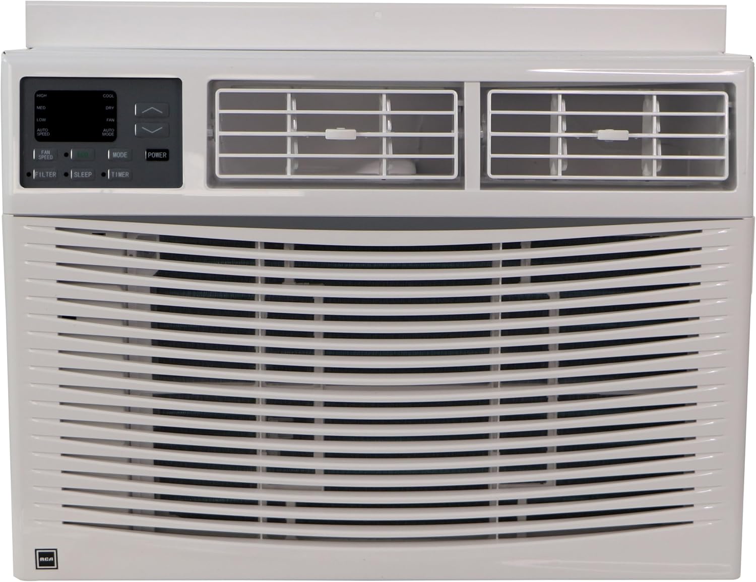 RCA 8,000 BTU Window Mounted Air Conditioner & Dehumidifier,115V, Perfect for Medium Rooms up to 350 Sq. Ft. with Remote Control, Window AC Unit for Apartment, Living Room, White