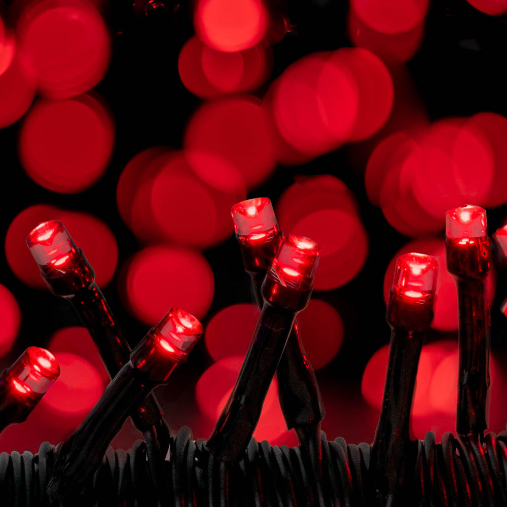 Touch Of Eco 125 Solar Powered LED String Lights, 68 Feet