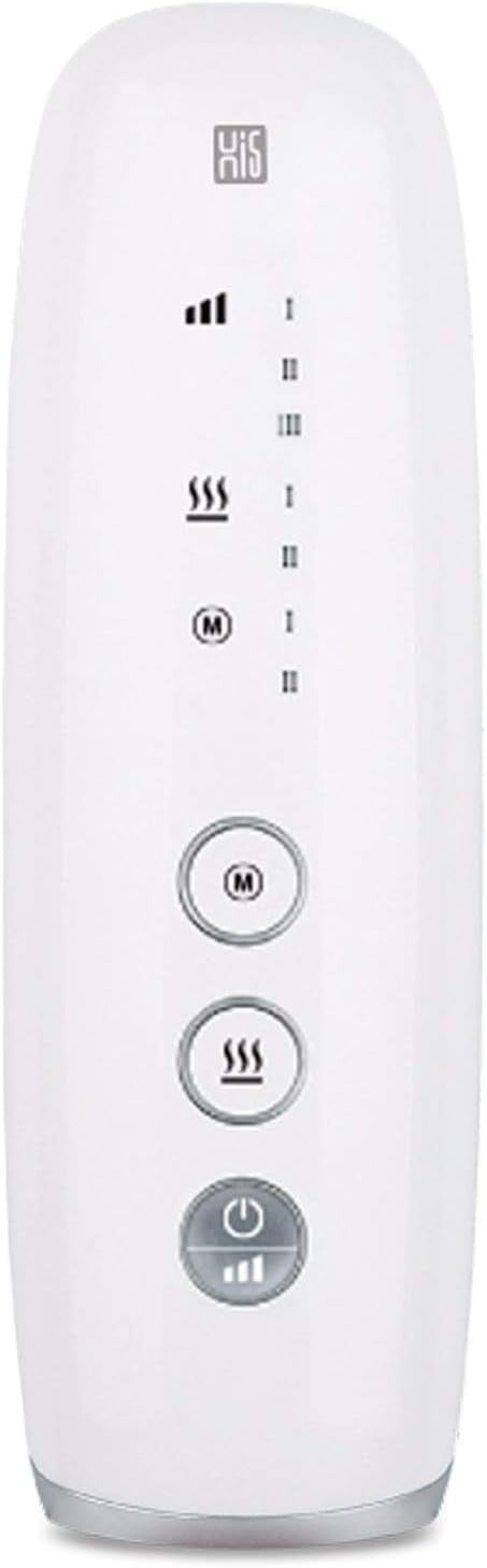 Patriot Rejuvenating Air Compression Leg Massager with 3 Intensities & 2 Levels Heating System for Circulation & Relaxation, Gray