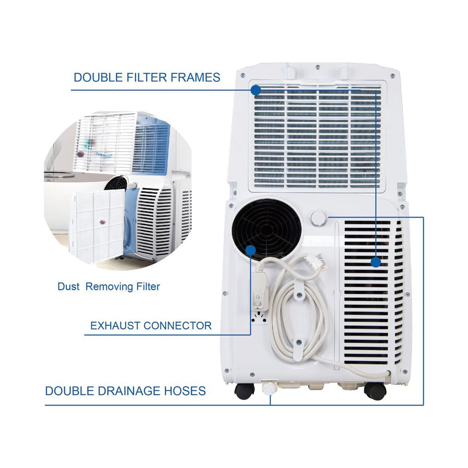 Airemax- 8000 BTU Portable Air Conditioner SACC - APE508CE (Open Box Units)