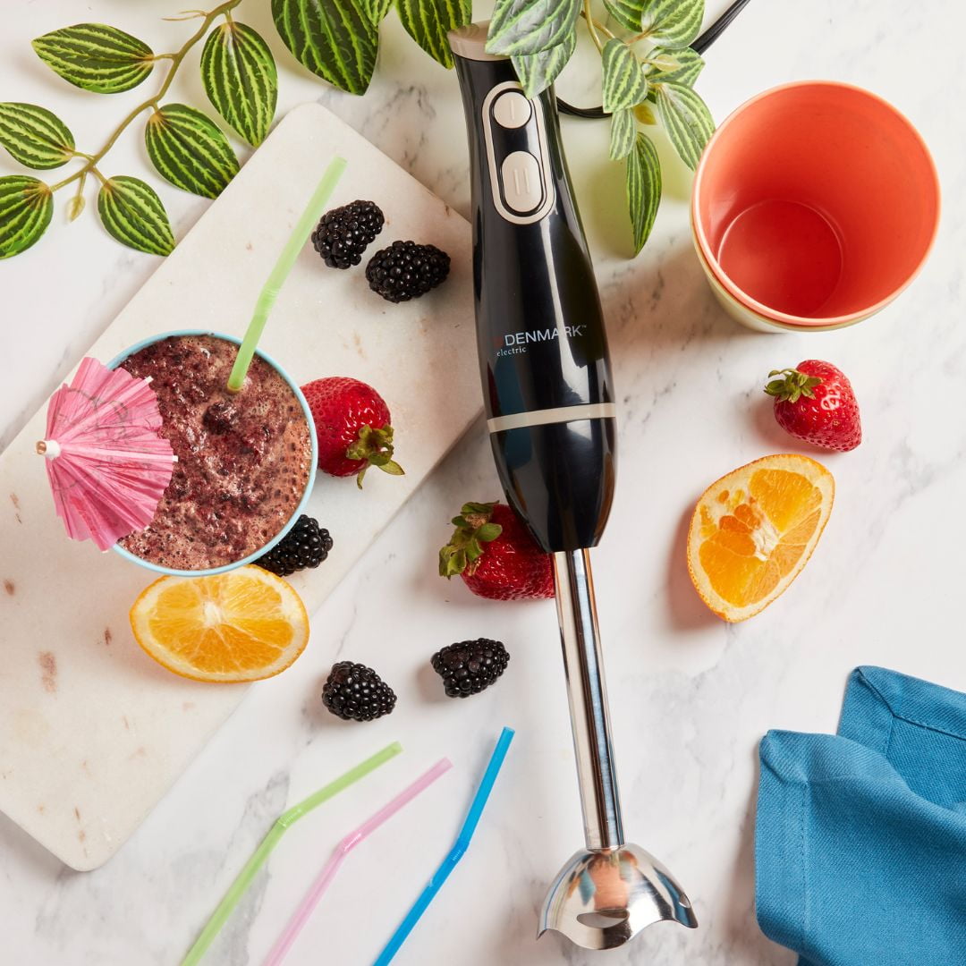 Denmark Electric 2 Speed Hand Held Immersion Blender, Black