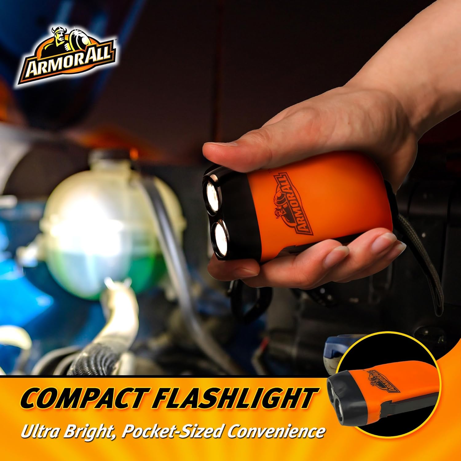 Armor All 30pc Roadside Emergency Kit - Gloves, Tools, Flashlight, Car Fuses, Tape, Socket Heads, 12G Jumper Cables & Carrying Case - Roadside Emergency Kit, Travel Essential