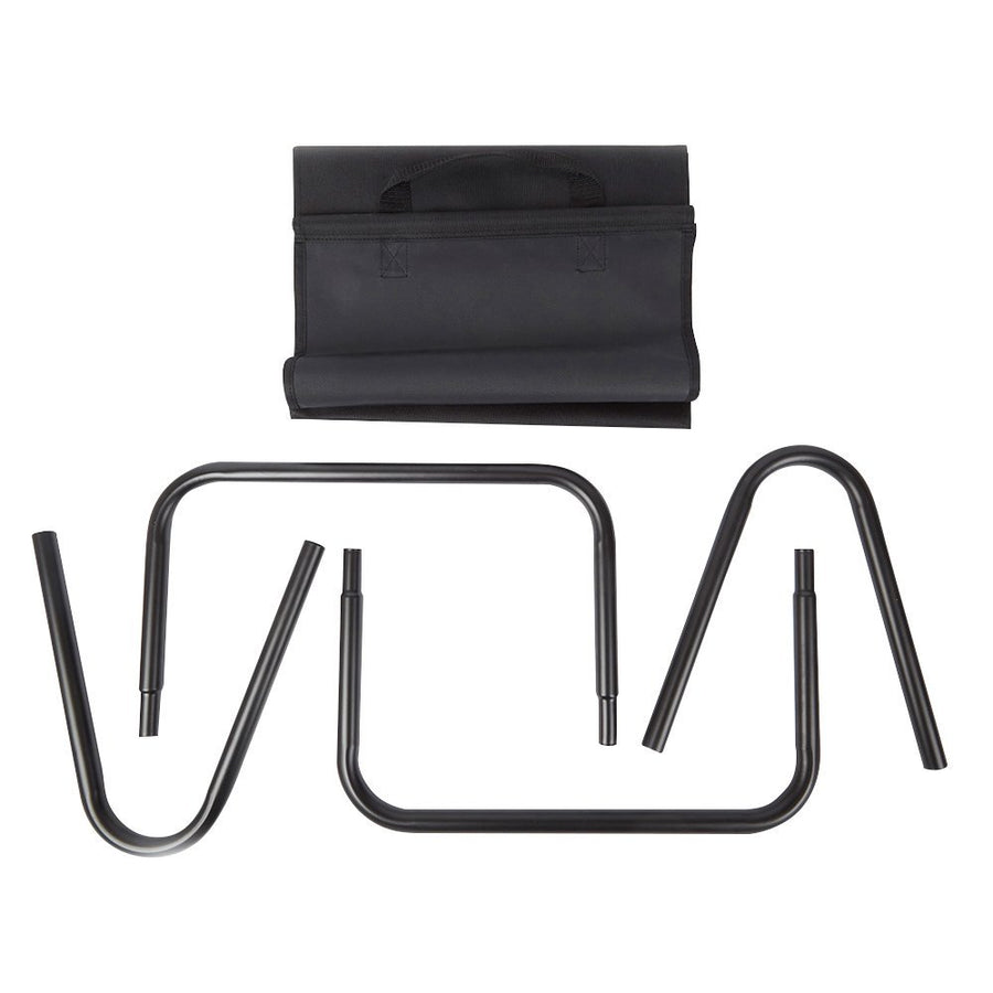 Amagabeli Fireplace Log Holder with Canvas Tote Carrier Indoor Fire Wood Rack