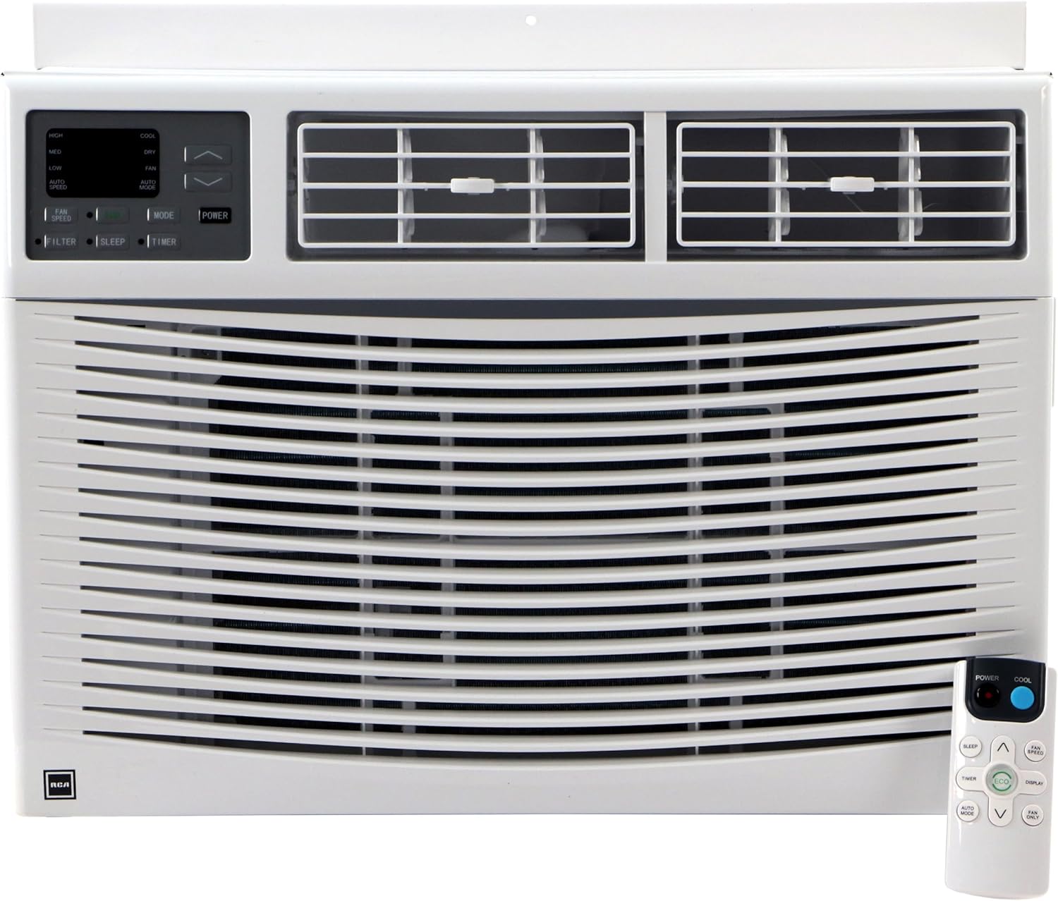 Window Mounted Dehumidifier, 115V, Air Conditioner for Rooms up to 400 Sq. Ft. with Remote Control, 10,000 BTU White