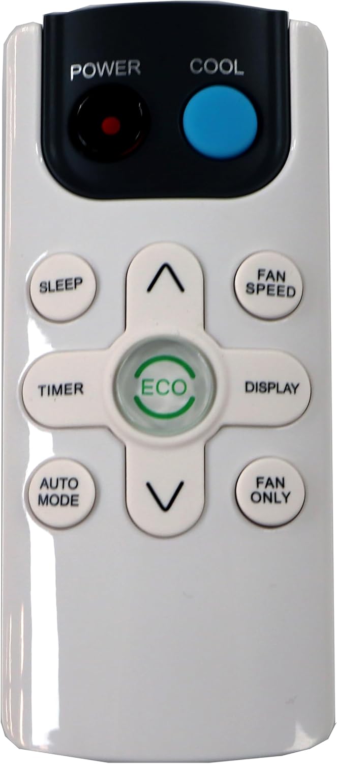 Window Mounted Dehumidifier, 115V, Air Conditioner for Rooms up to 400 Sq. Ft. with Remote Control, 10,000 BTU White