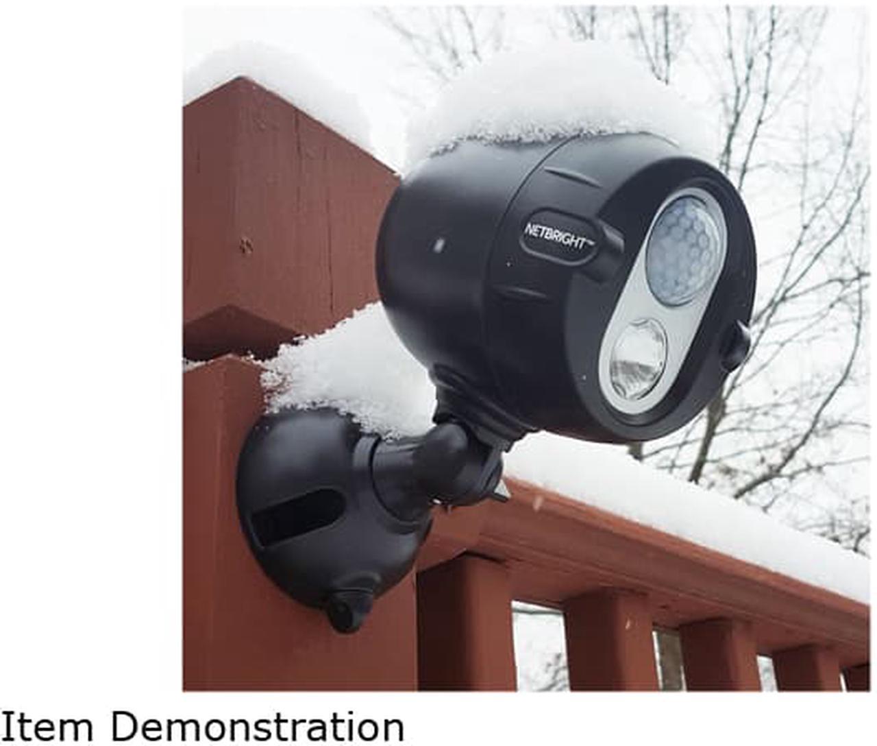 Mr Beams MBN352 Wireless Motion Sensing 200 Lumen LED NetBright Networked Spotlights, 2-Pack