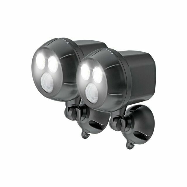 Beams MB392 400 Lumen Wireless Battery Powered Motion Sensing Ultra Bright LED Spotlight, 2-Pack