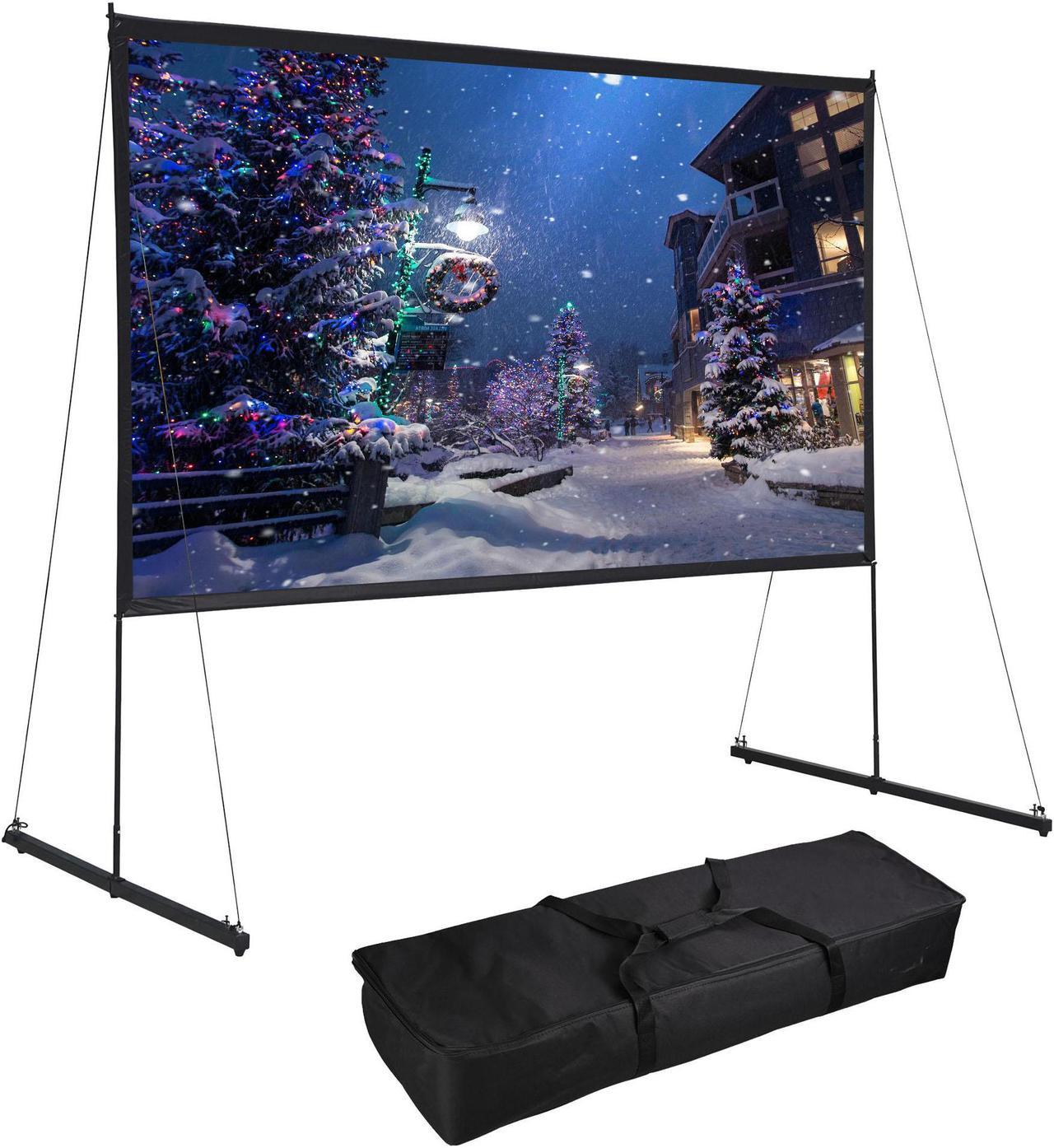 Yescom 100" 16:9 Portable HD Projector Screen – Foldable for Home Theater & Outdoor Movies