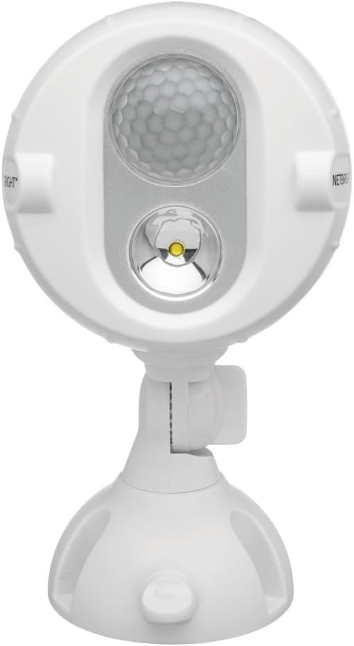 Mr Beams MBN342 Networked LED Wireless Motion Sensing Spotlight System with NetBright Technology, 200-Lumens, White, 2-Pack