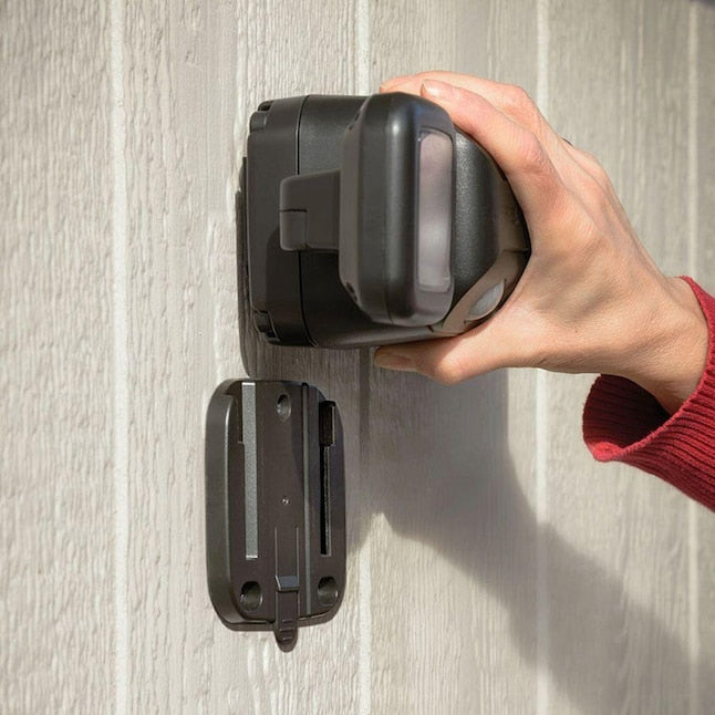 Mr Beams 120-Degree Battery-operated LED Brown 2-Head Motion-Activated Flood Light 500-Lumen