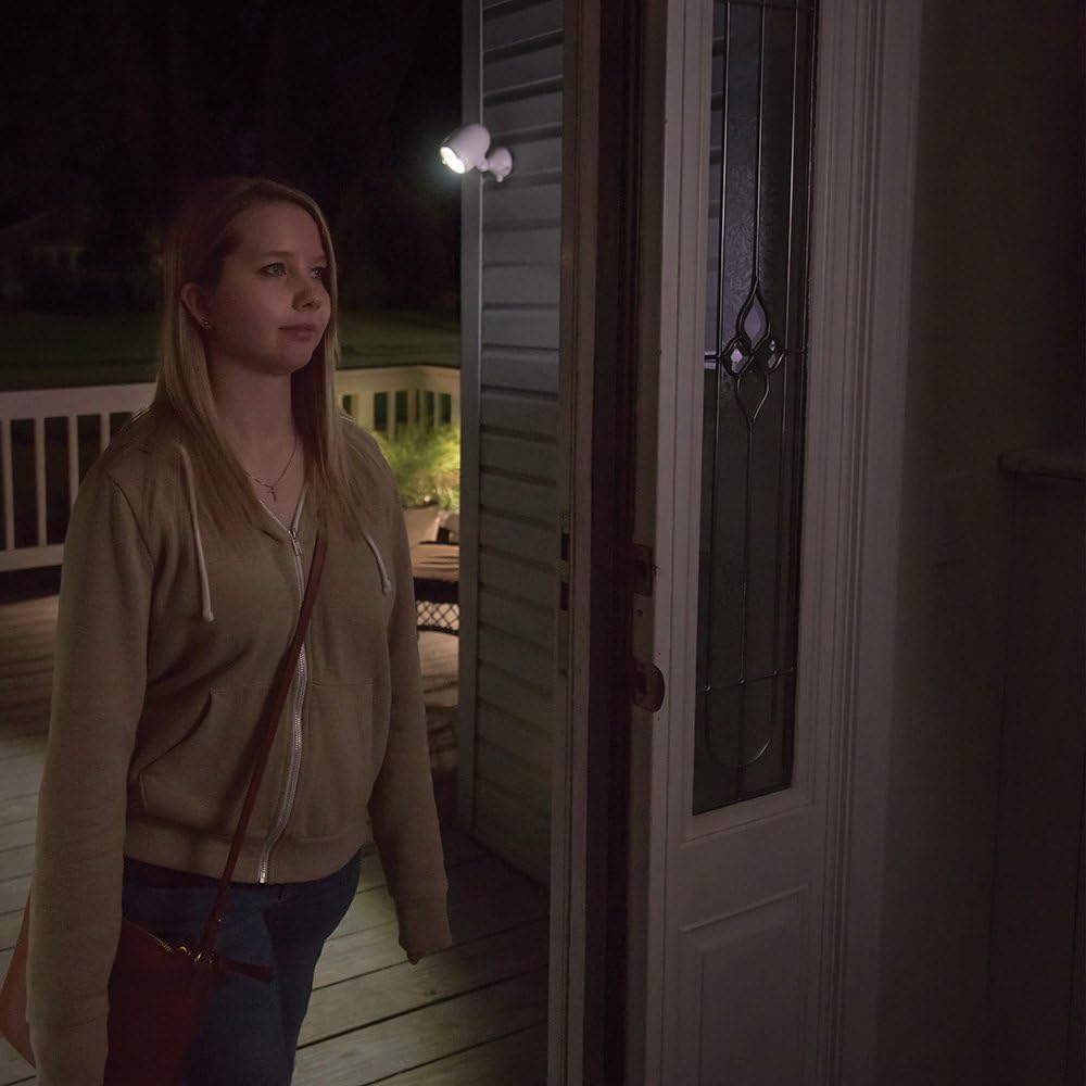 Mr Beams MBN340 200-Lumen Networked LED Wireless Motion Sensing Spotlight System with Net Bright Technology, White