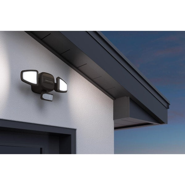 Mr Beams Security Light Motion-Sensing Battery Powered LED, Black