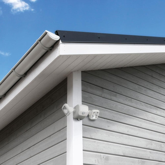 Mr Beams 120-Degree Battery-operated LED White 2-Head Motion-Activated Flood Light 500-Lumen, 1-Pack