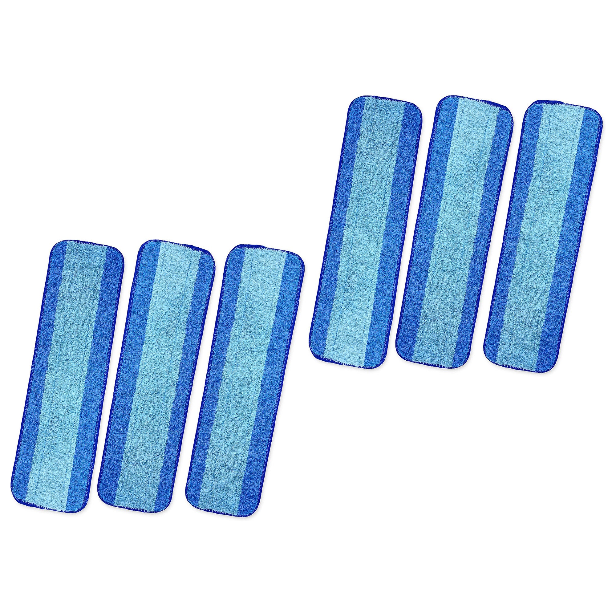 Turbo Mops Mop Pads for Bona - Microfiber Reusable Mop Floor Pad Replacement for Bona Hardwood Floor Cleaner (6 Pack)