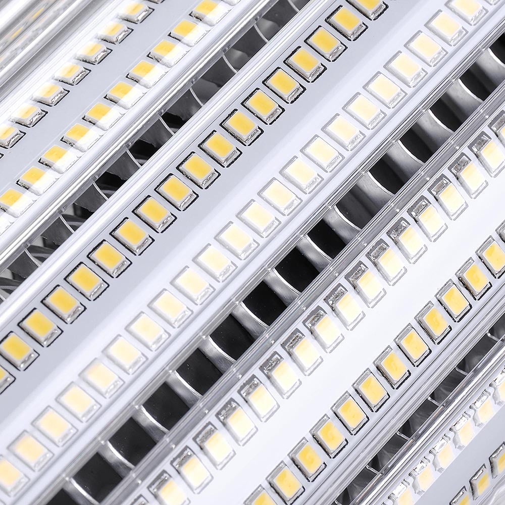 Yescom LED Corn Light Cob Bulb Daylight for Warehouse Factory Mall Garage Parking Lot High Bay Lamp Replacement 80W