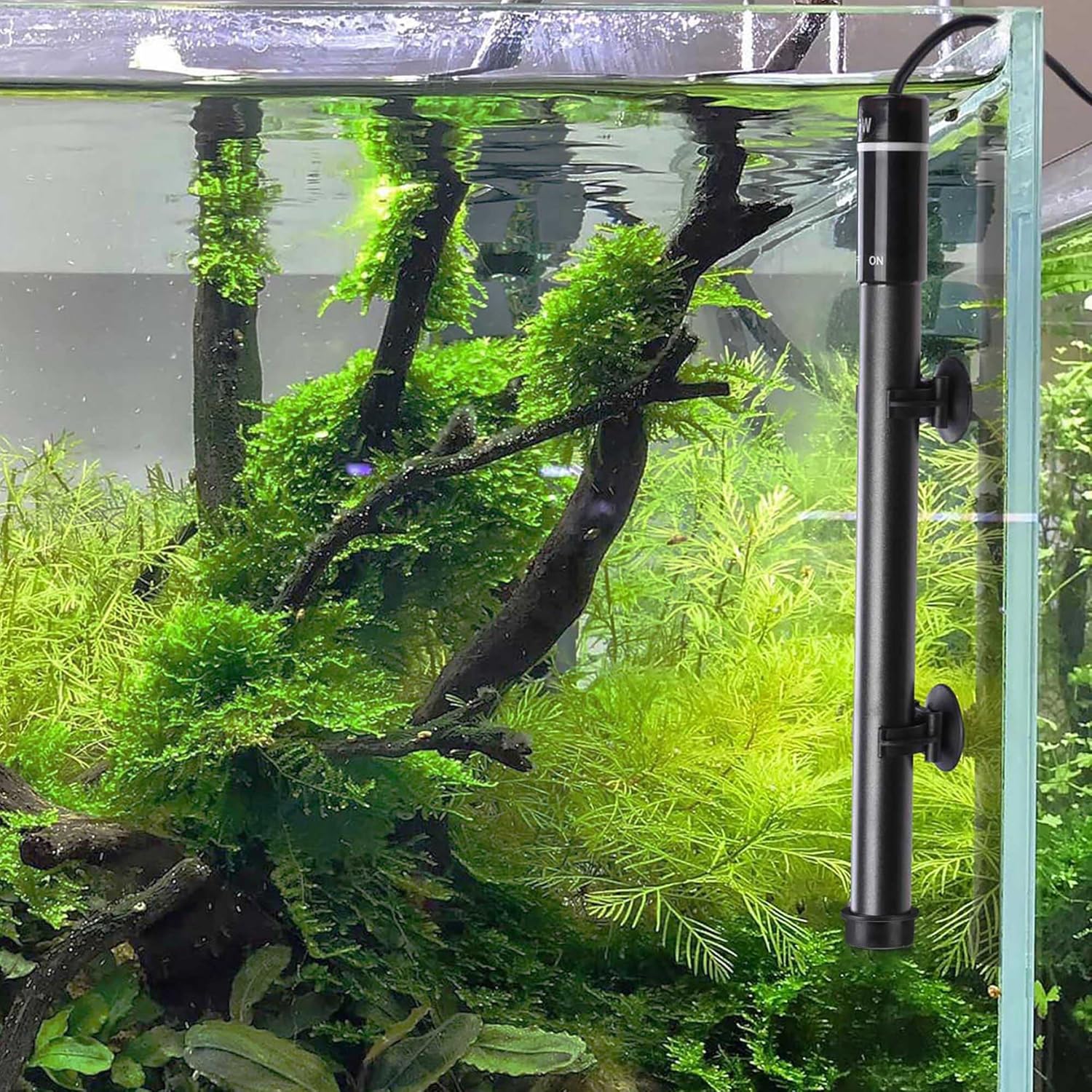 Yescom Aquarium Heater 400W Submersible Fish Tank Heater for 80 Gallon with Intelligent LCD Temperature Display Saltwater Freshwater