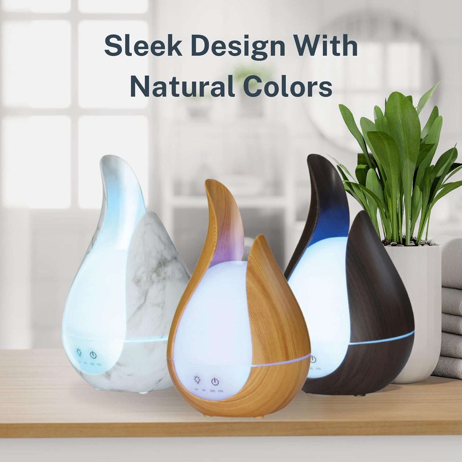 Air Oasis Teardrop Essential Oil Diffuser & Humidifier