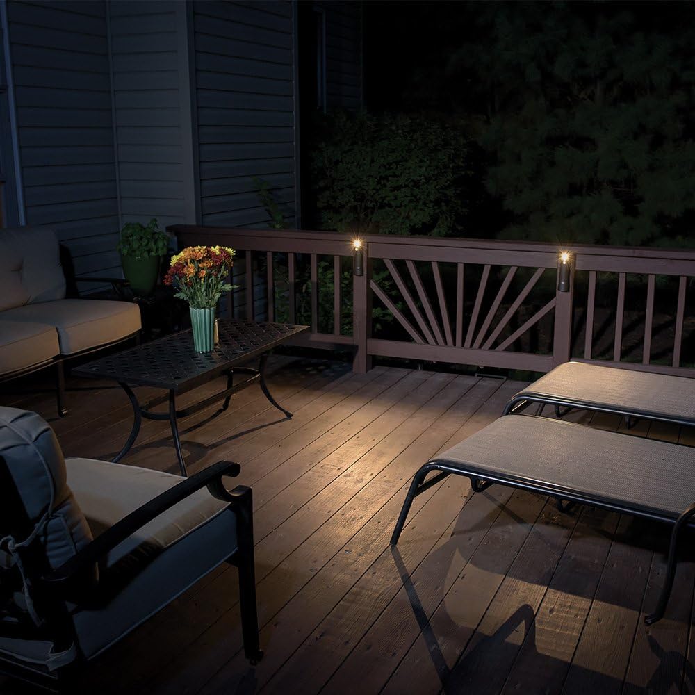 Mr Beams Pathway 30-Lumen Brown Battery-operated LED Outdoor Path Light with Motion Sensor (5000 K)