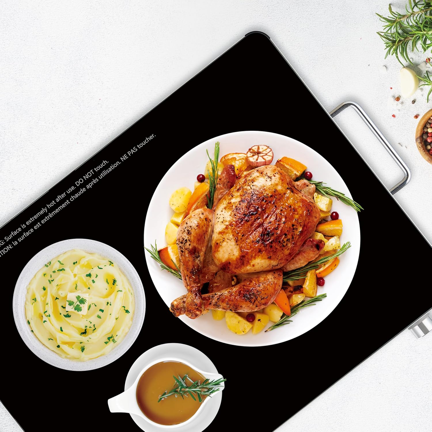 Salton Hotray XL Tempered Glass Warming Tray